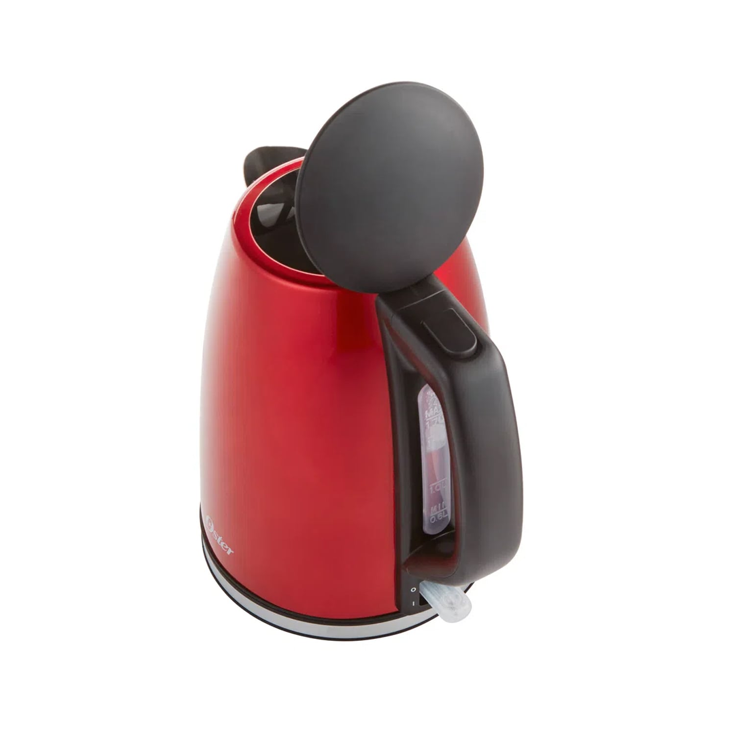 HERVIDOR ELÉCTRICO OSTER ACERO INOXIDABLE 1.7 LT 1850W ROJO - 4