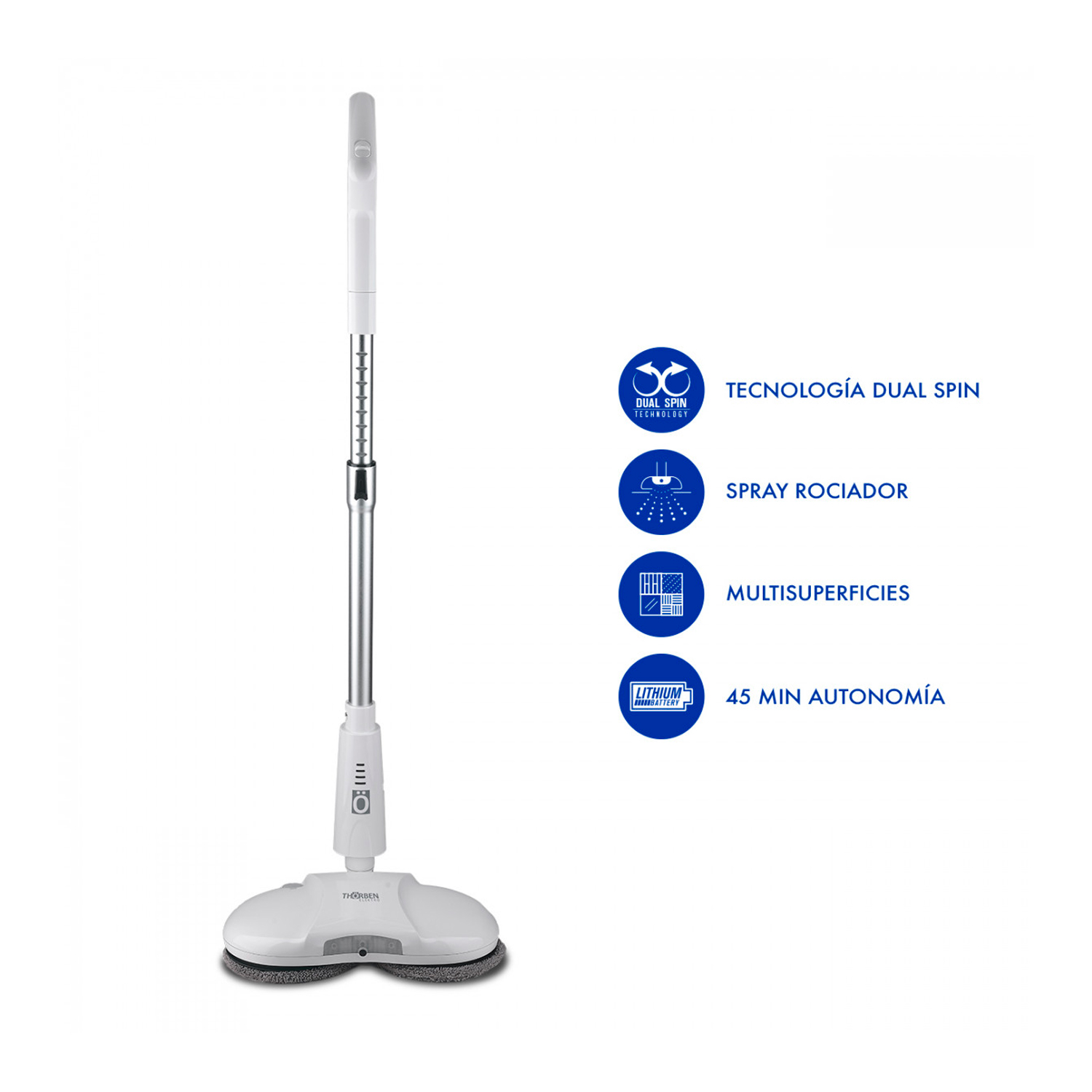 MOPA PULIDORA ENCERADORA THORBEN INALAMBRICA SPIN BOT 4X - 4