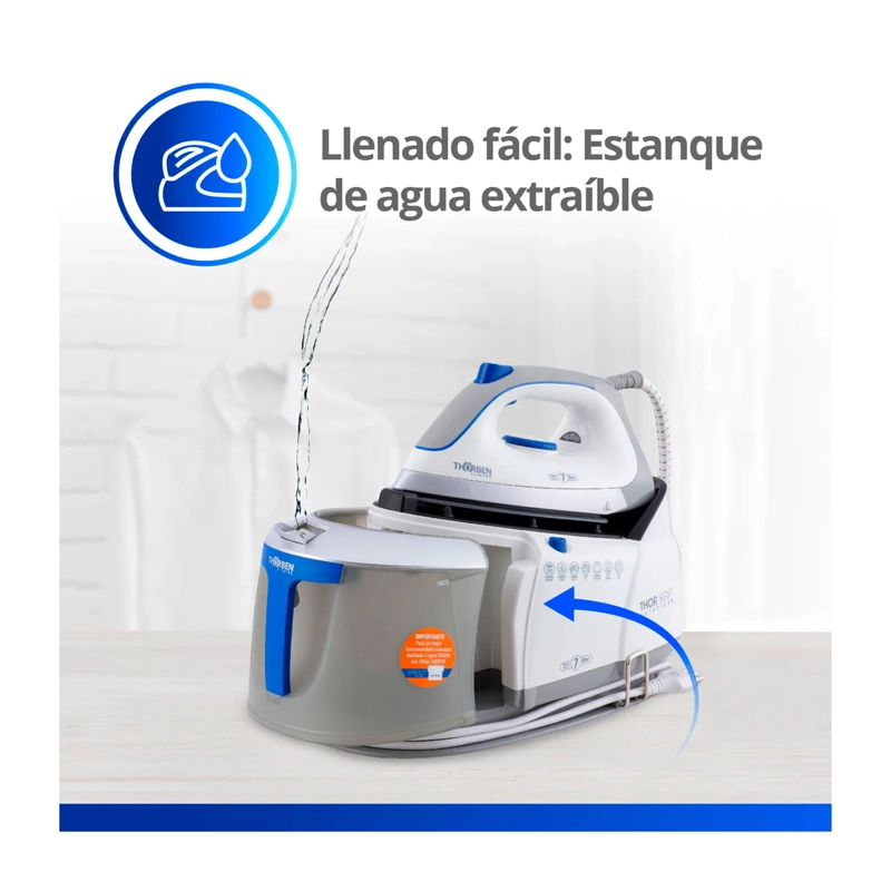 CENTRO PLANCHADO THORBEN THOR SGX7 AUTOCLEAN 2000W - 6