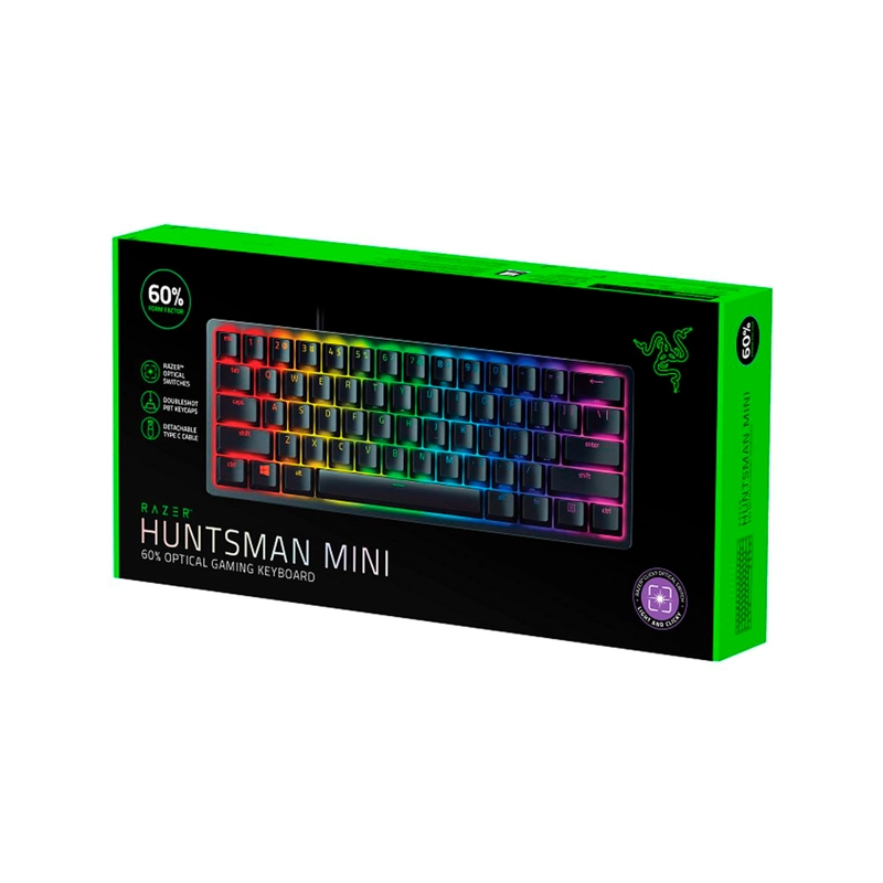 TECLADO GAMER OPTICO RAZER HUNTSMAN MINI SWITCH PURPURA USB - 5