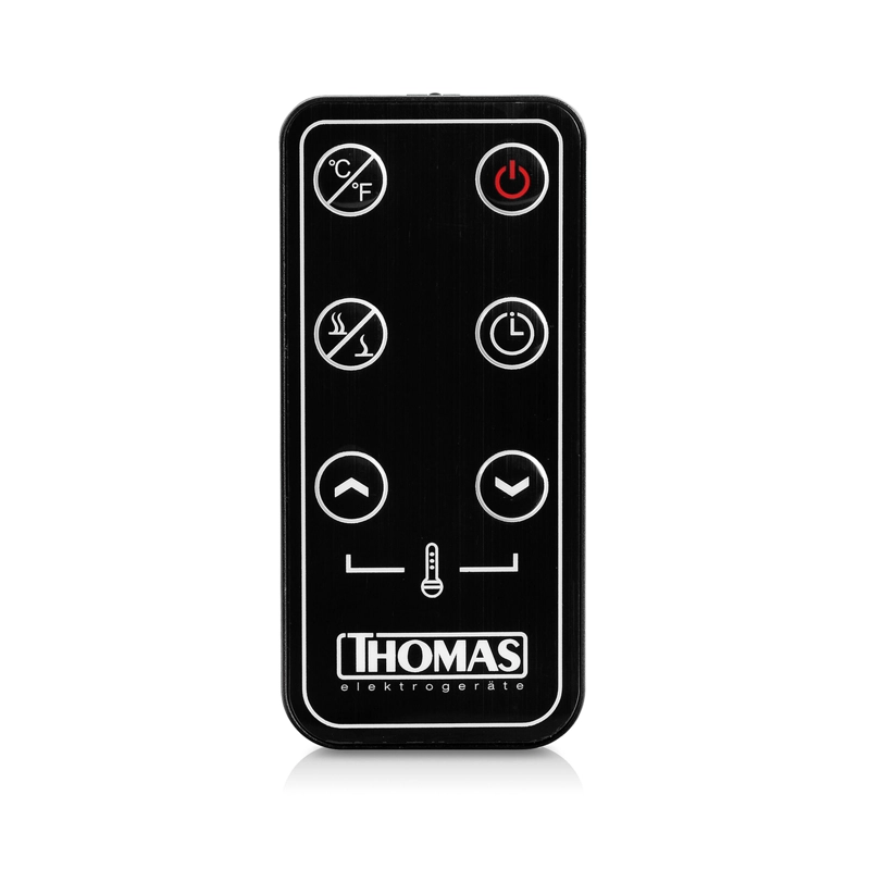 ESTUFA INFRAREN COLOR ROJO THOMAS TH-IR60 1800W CON PARLANTE BLUETOOT | EN COLOR CAFE - 4