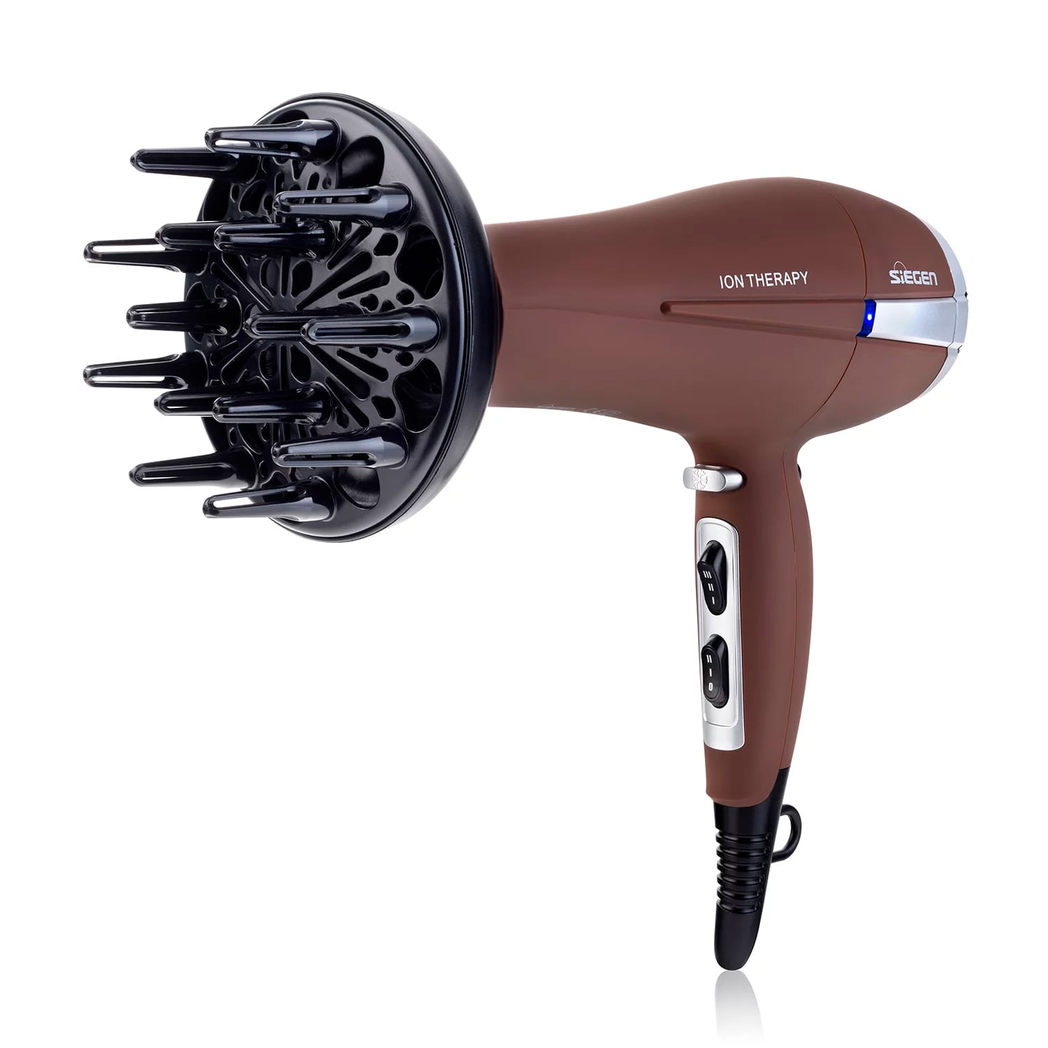 SECADOR DE PELO SIEGEN SG-3043 ION THERAPY MARRÓN 2200W - 2