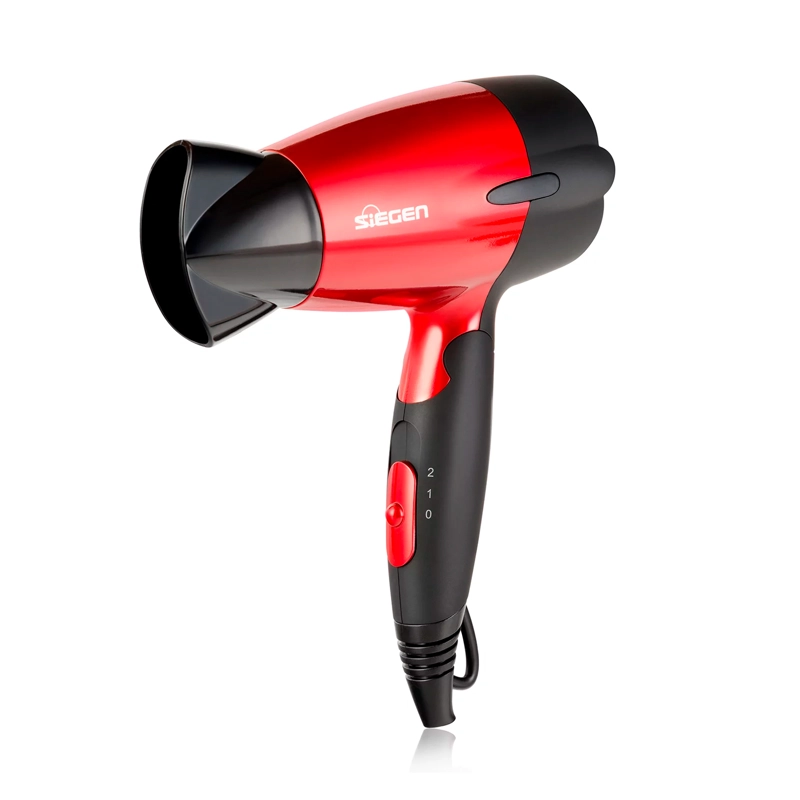 SECADOR DE CABELLO SIEGEN 1400 W SG-3011 LET'S GO TRAVEL ROJO - 2