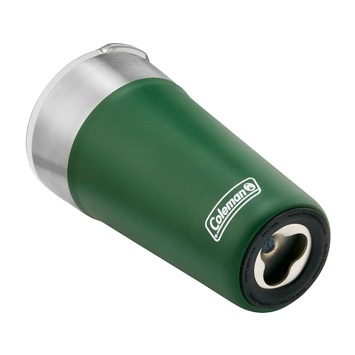VASO COLEMAN TÉRMICO BREW TUMBLER 600 ML VERDE ACERO INOXIDABLE - 4