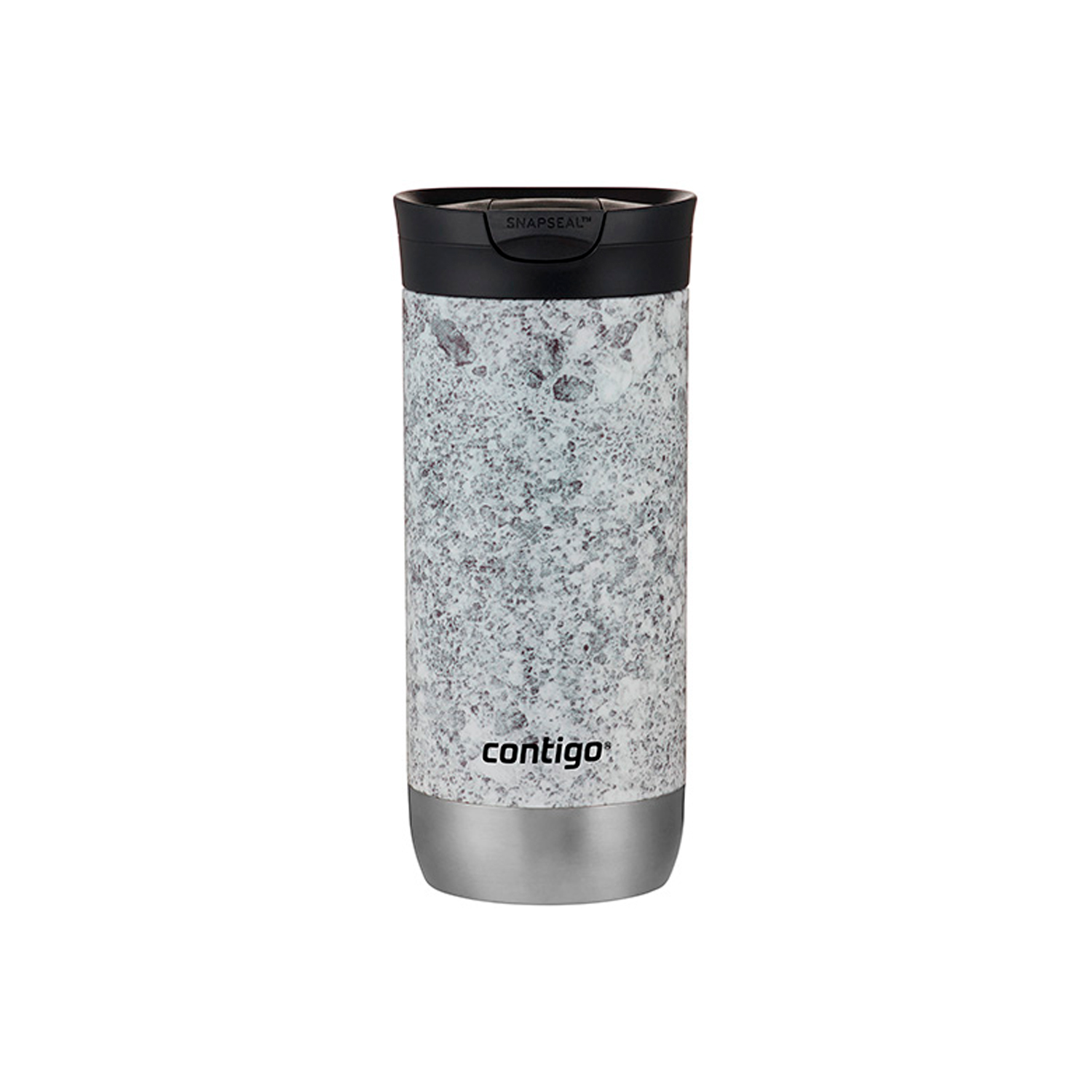 VASO TÉRMICO CONTIGO HURON COUTURE 473ML GRIS PIZARRA - 1