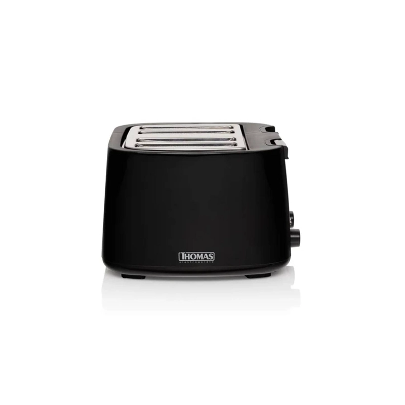 TOSTADOR ELE CTRICO THOMAS TH-126 4 PANES NEGRO 1500W - 2