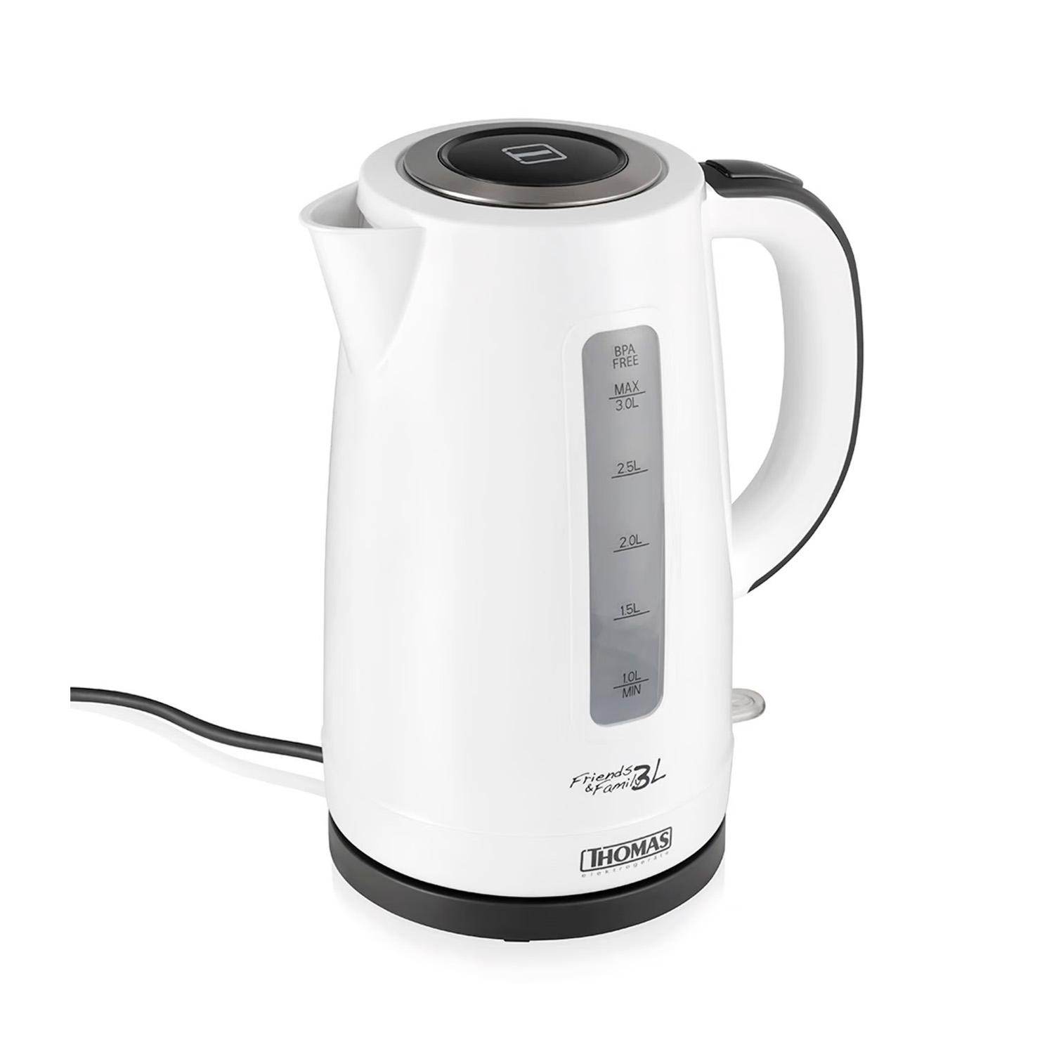 HERVIDOR THOMAS TH-4351 FAMILY & FRIENDS 3L 2200W BLANCO - 2