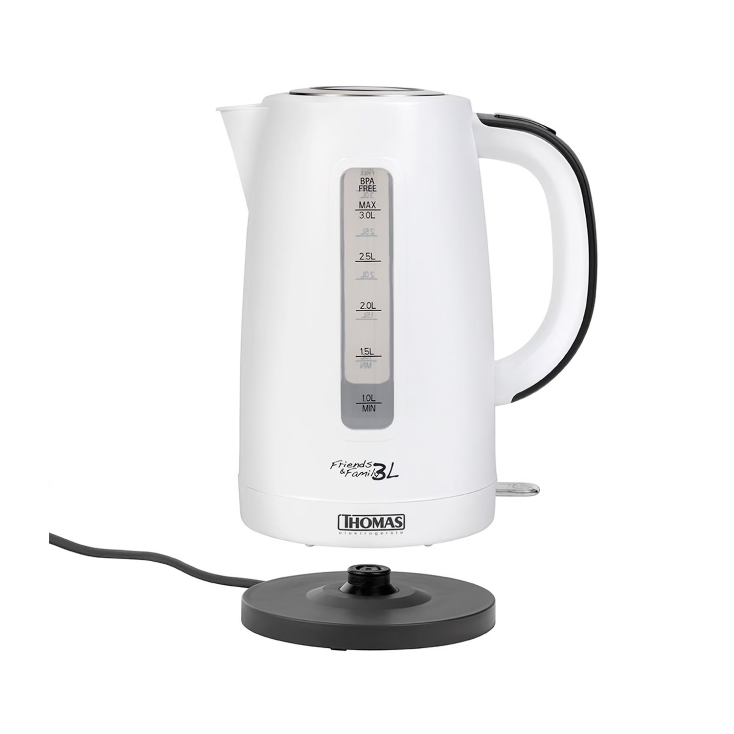 HERVIDOR THOMAS TH-4351 FAMILY & FRIENDS 3L 2200W BLANCO - 3