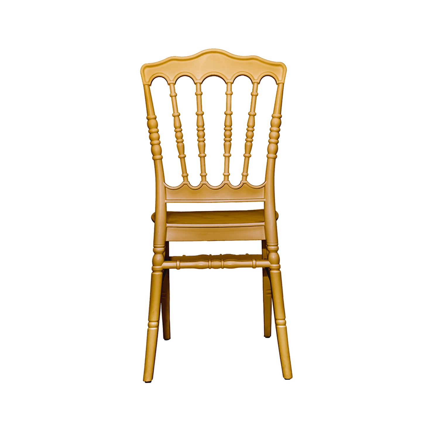 SILLA ART CAFE NAPOLEON SIN BRAZOS DORADA - 4
