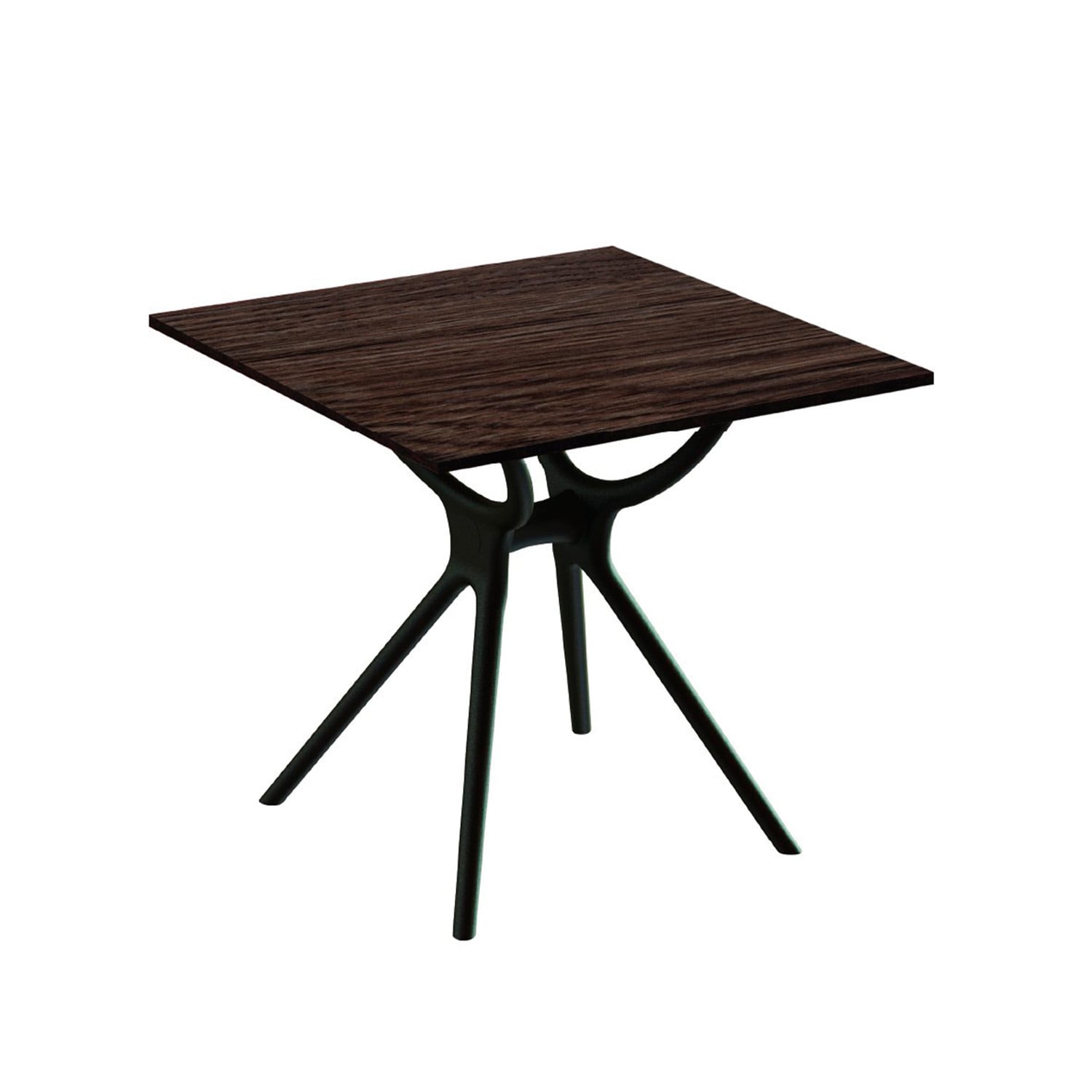 MESA COMEDOR ART 80X80 CAFE MARRON - 1