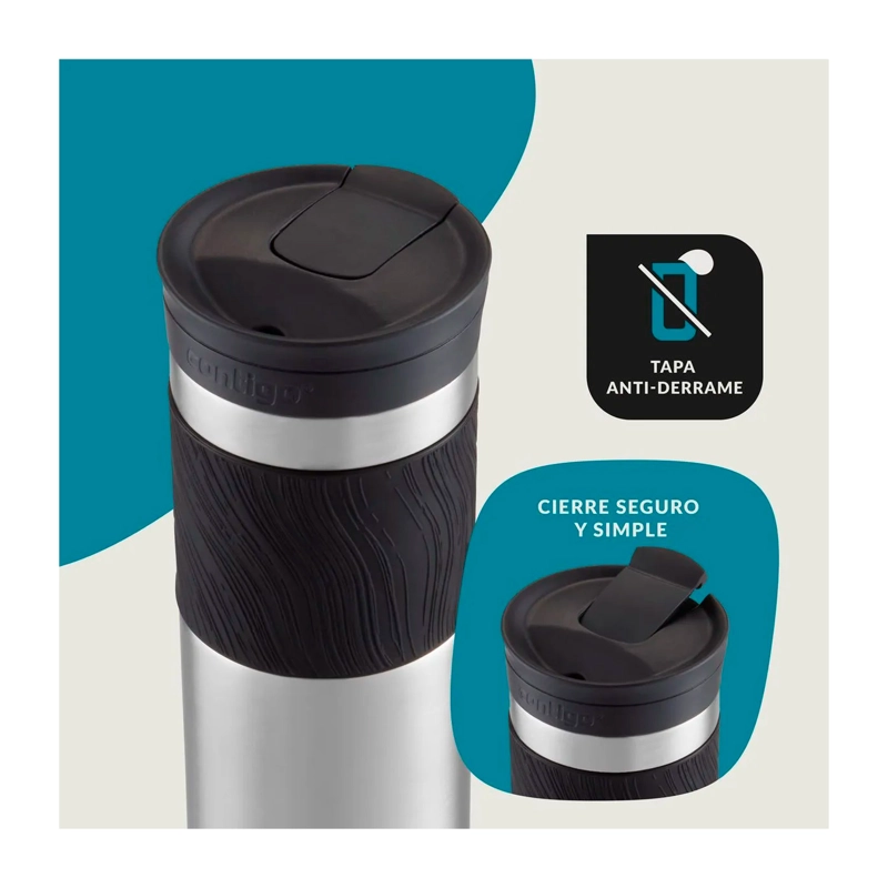 BOTELLA TE RMICA CONTIGO BYRON 2.0 710ML 24OZ STAINLESS STEEL - 6