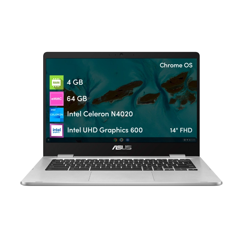 NOTEBOOK CHROMEBOOK ASUS CELERON 4GB 64GB CHROME OS 14' FHD - 1