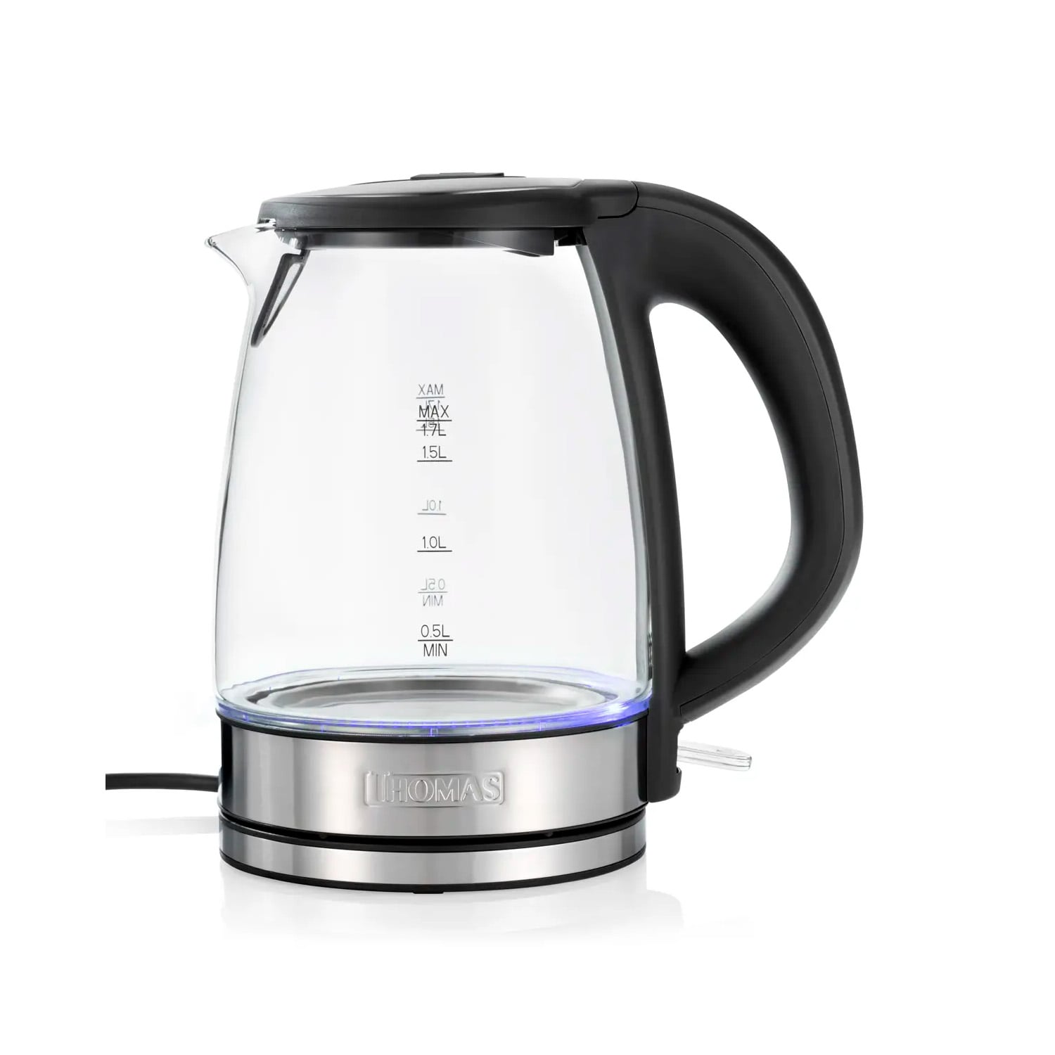 HERVIDOR THOMAS TH-4725V VIDRIO TEMPLADO 1.7L 2200W - 1