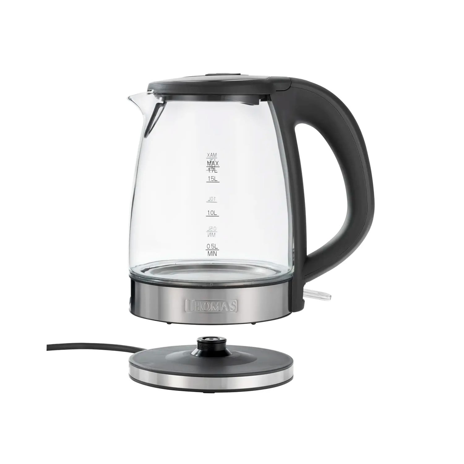 HERVIDOR THOMAS TH-4725V VIDRIO TEMPLADO 1.7L 2200W - 2