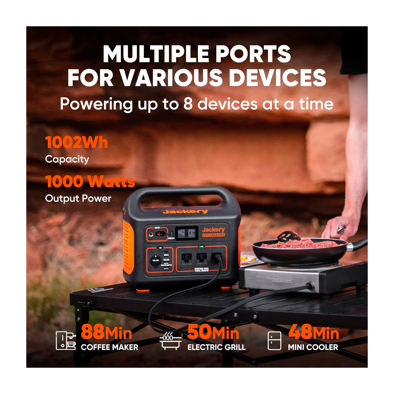 ESTACIÓN DE ENERGÍA PORTÁTIL JACKERY EXPLORER 1000 OUTDOOR - 3