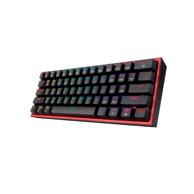 TECLADO GAMER INALÁMBRICO REDRAGON FIZZ PRO BLACK K616 RGB MECANICO - 3