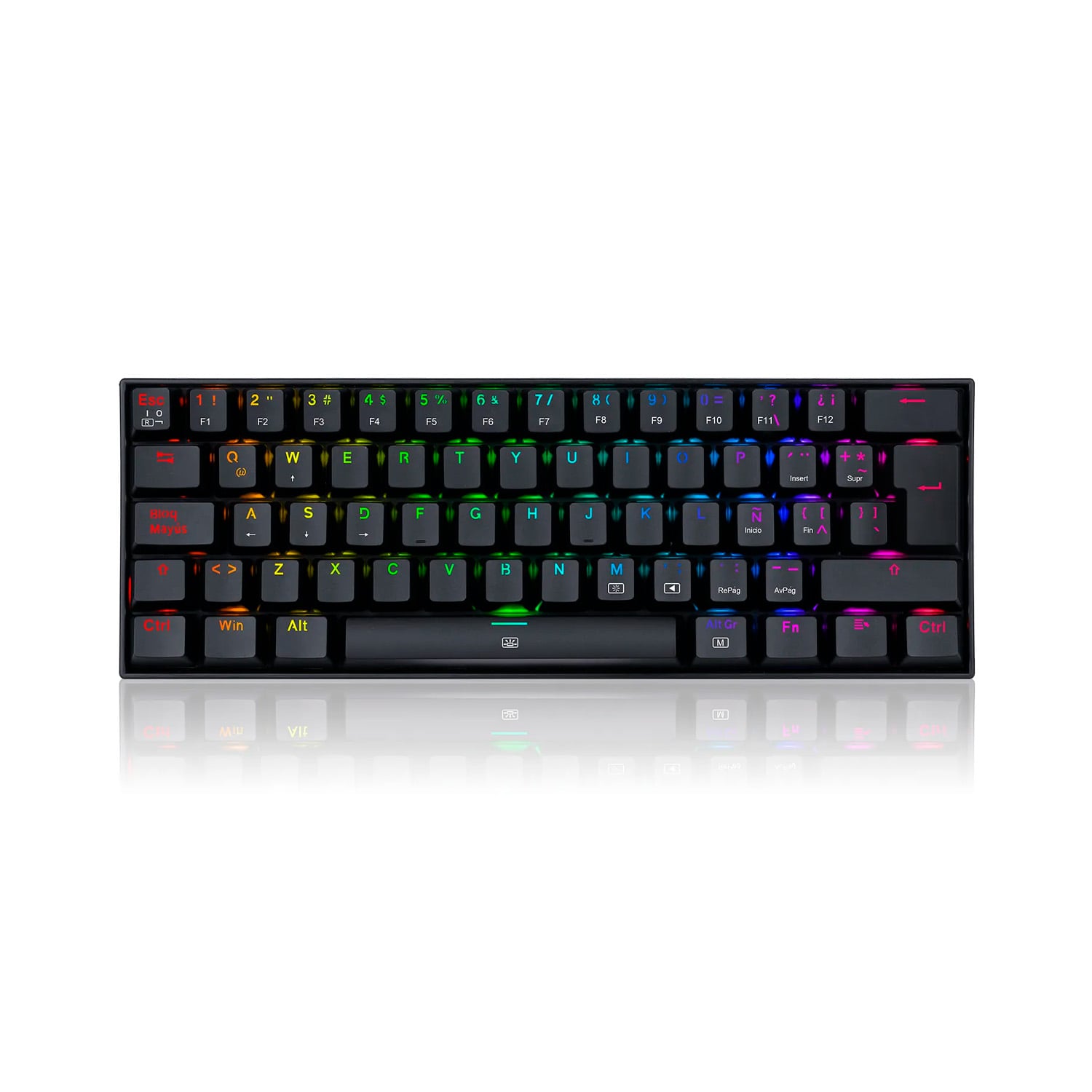 TECLADO GAMER REDRAGON K630RGB DRAGONBORN BLACK SWITCH RED - 1