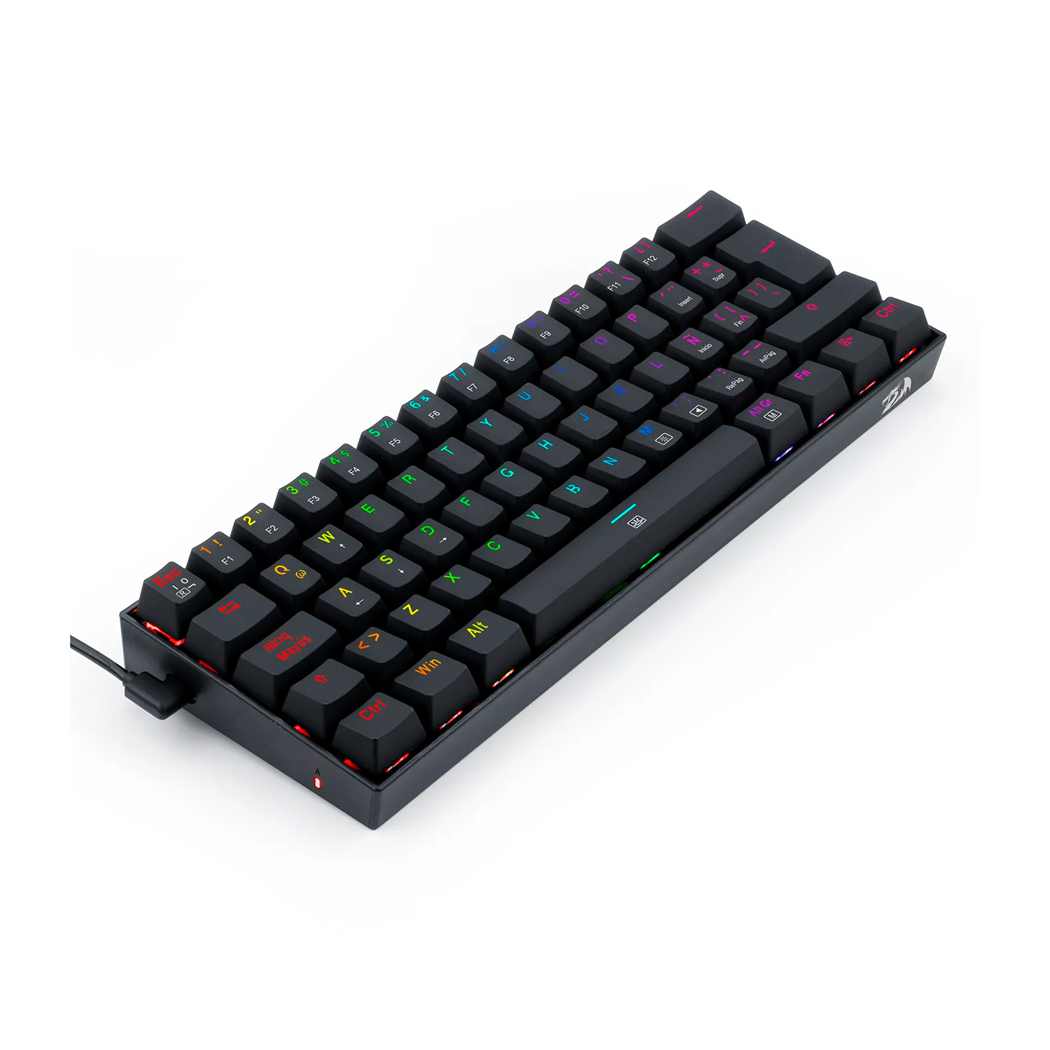TECLADO GAMER REDRAGON K630RGB DRAGONBORN BLACK SWITCH RED - 4