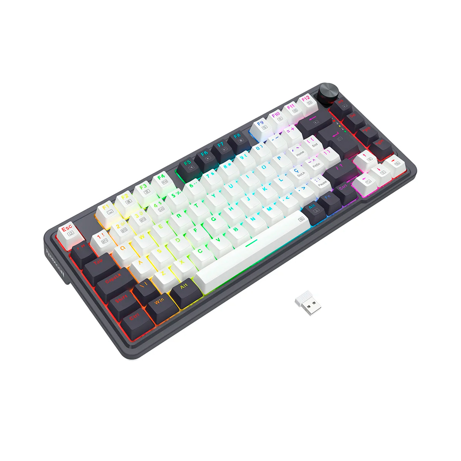 TECLADO GAMER INALÁMBRICO REDRAGON K673 PRO SWITCH RED - 3