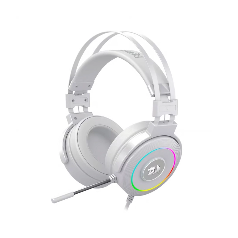 AUDIFONOS GAMER REDRAGON LAMIA H320 WHITE RGB USB PC/PS/XBOX - 1