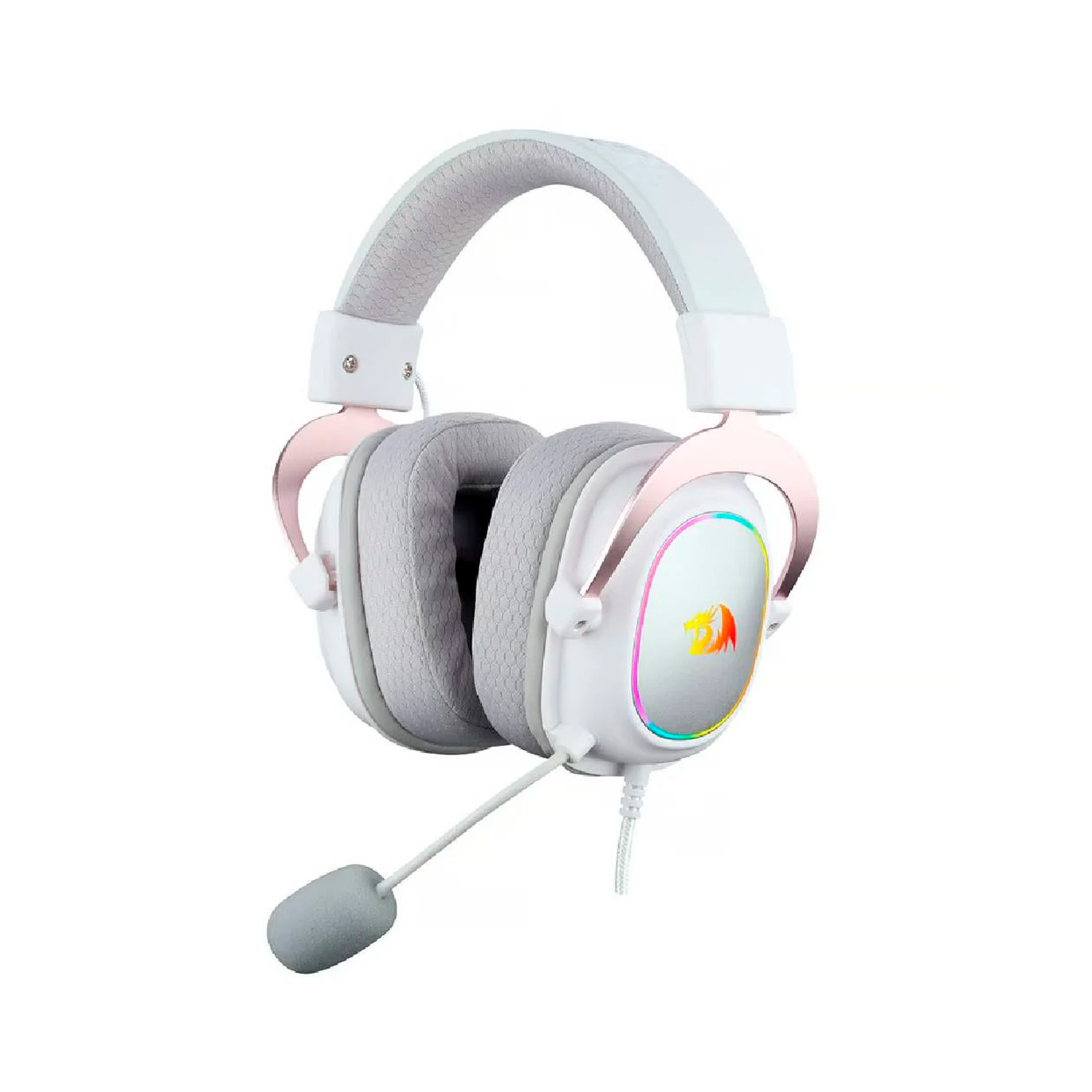 AUDIFONOS GAMER REDRAGON ZEUS X H510W RGB WHITE USB - 1