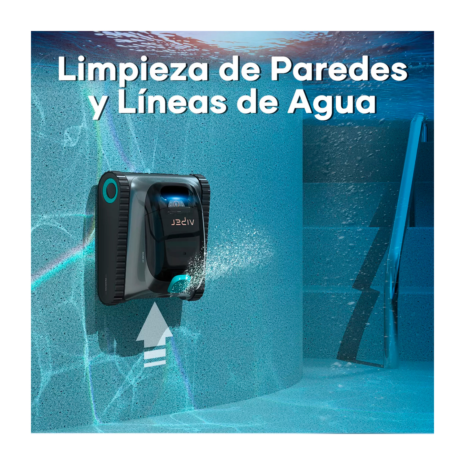 ROBOT AIPER LIMPIA PISCINAS INALÁMBRICO SCUBA S1 NEGRO - 3