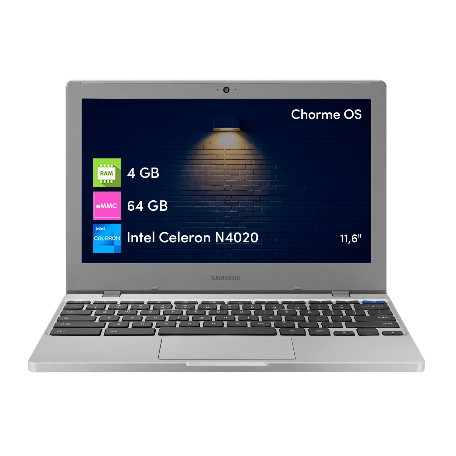NOTEBOOK CHROMEBOOK SAMSUNG CELERON 4GB 32GB CHROME OS 14'