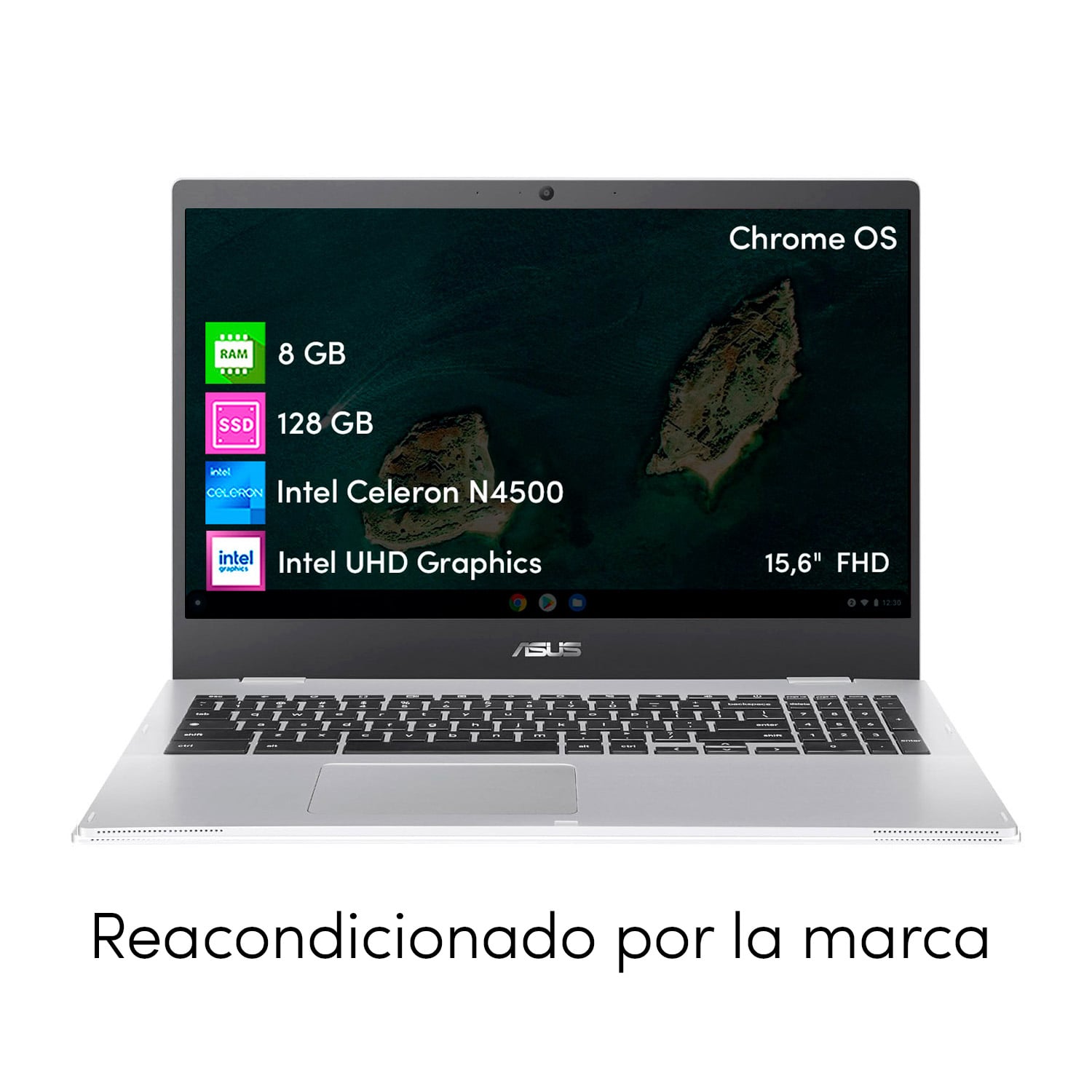 NOTEBOOK CHROMEBOOK ASUS CELERON 8GB 128GB SSD 15.6' FHD - 2