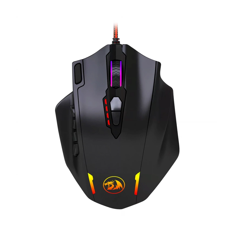 MOUSE GAMER REDRAGON M908 IMPACT RGB 12400DPI 18 BOTONES - 3