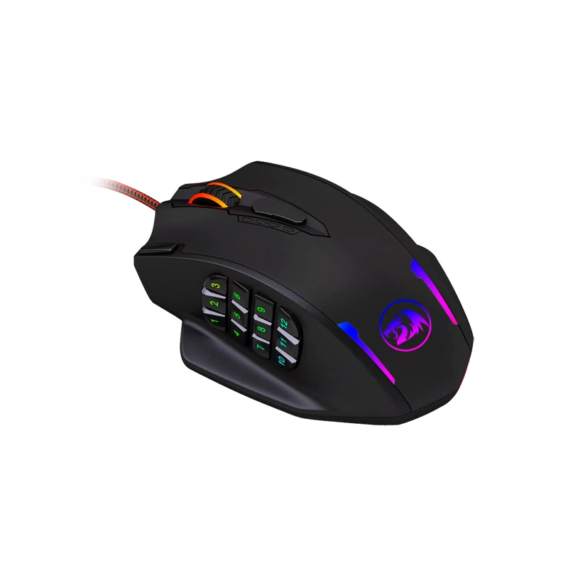 MOUSE GAMER REDRAGON M908 IMPACT RGB 12400DPI 18 BOTONES - 5