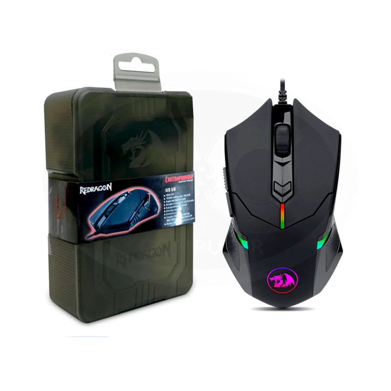 MOUSE GAMER REDRAGON CENTROPHORUS M601 RGB 7200DPI - 5