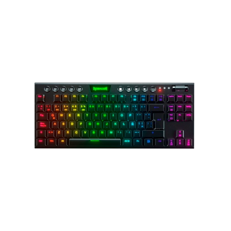 TECLADO INALAMBRICO REDRAGON HORUS FS NEGRO RED SWITCH ESP - 1