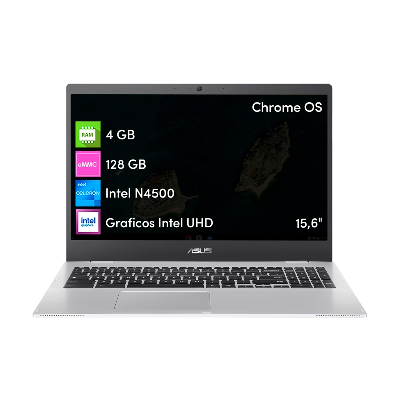 NOTEBOOK CHROMEBOOK ASUS CELERON 4GB 128GB SSD 15.6' FHD