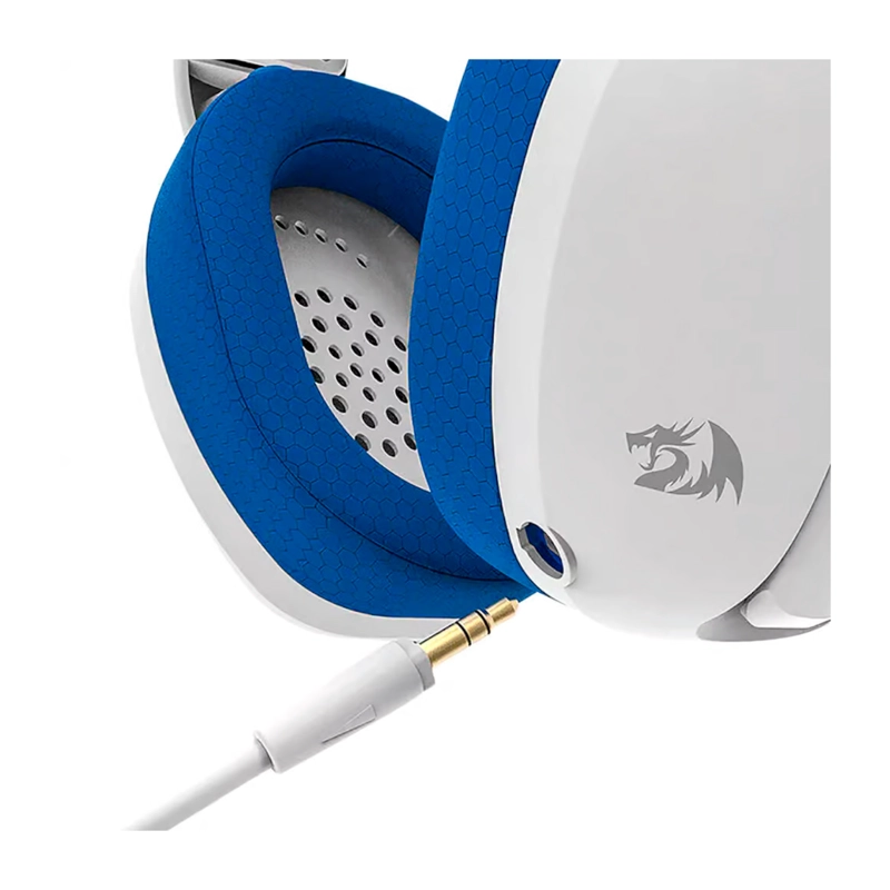 AUDIFONOS GAMER INALAMBRICO REDRAGON IRE H848B WHITE/BLUE - 4