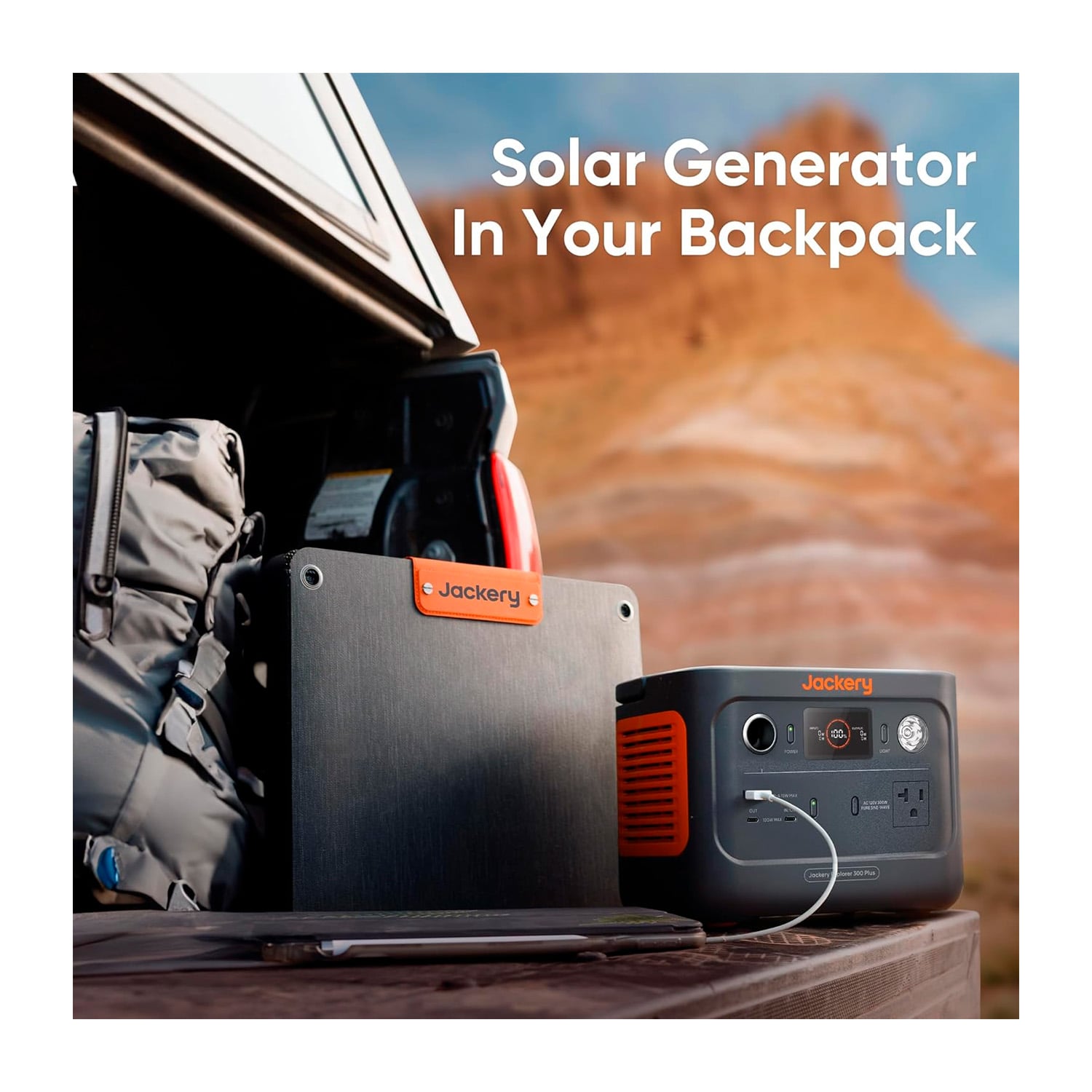 GENERADOR ENERGIA PORTATIL JACKERY EXPLORER 300 PLUS - 2