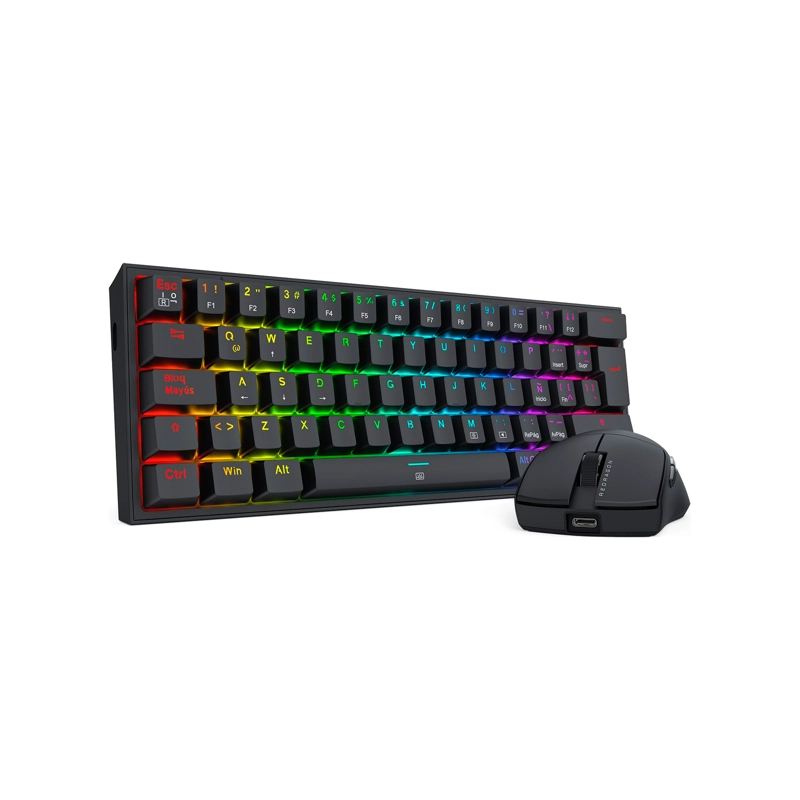 KIT GAMER REDRAGON S143 TECLADO + MOUSE NEGRO - 3