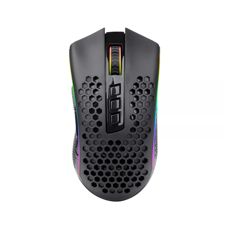 MOUSE GAMER REDRAGON STORM PRO BLACK M808-KS RGB - 1