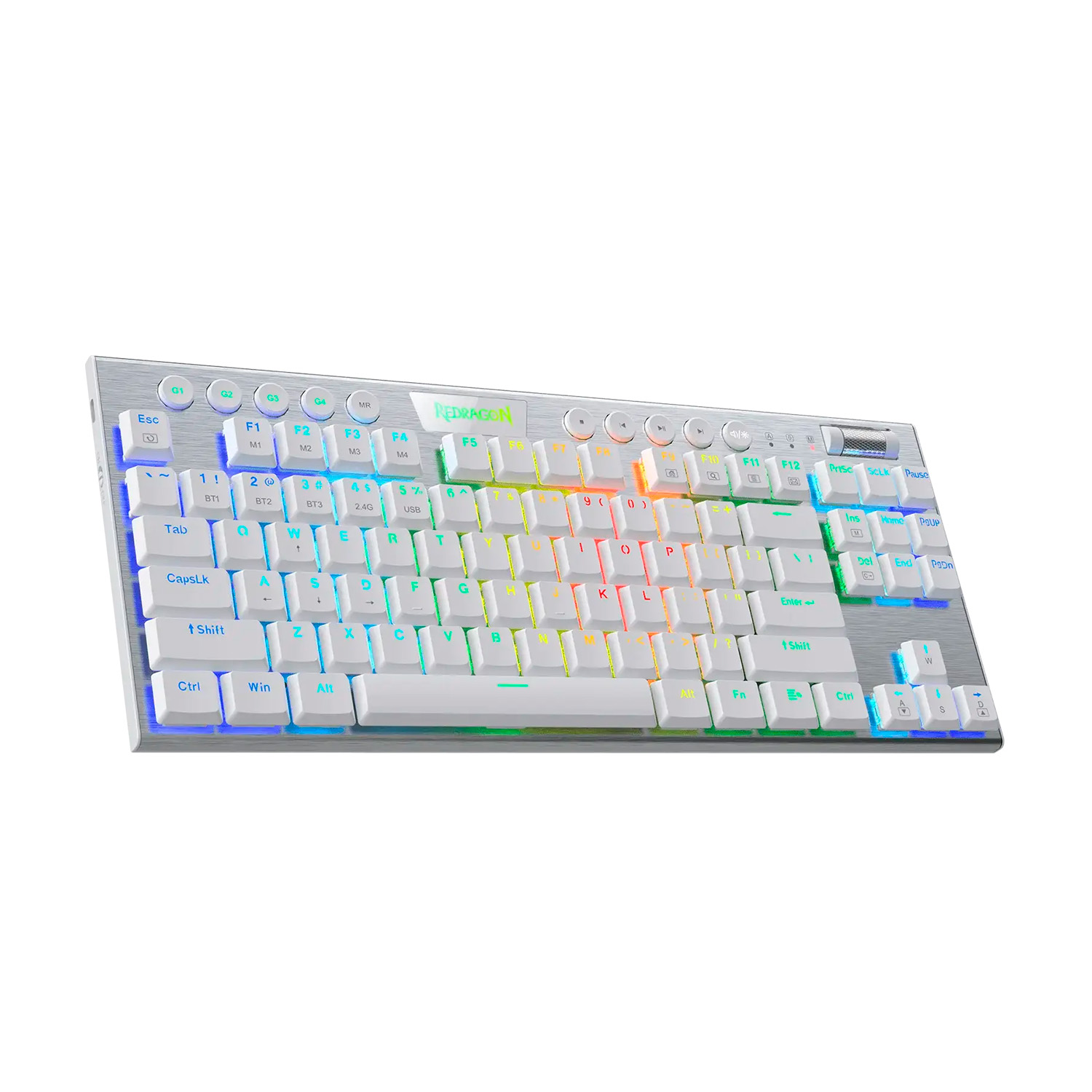TECLADO GAMER REDRAGON K621W HORUS TKL WIRELESS RGB ESPAÑOL RED SWITCH - 2