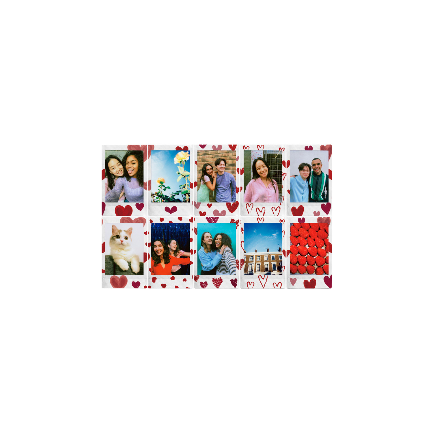 PELICULA INSTANTANEA INSTAX MINI 10 PK HEART SKETCH - 3