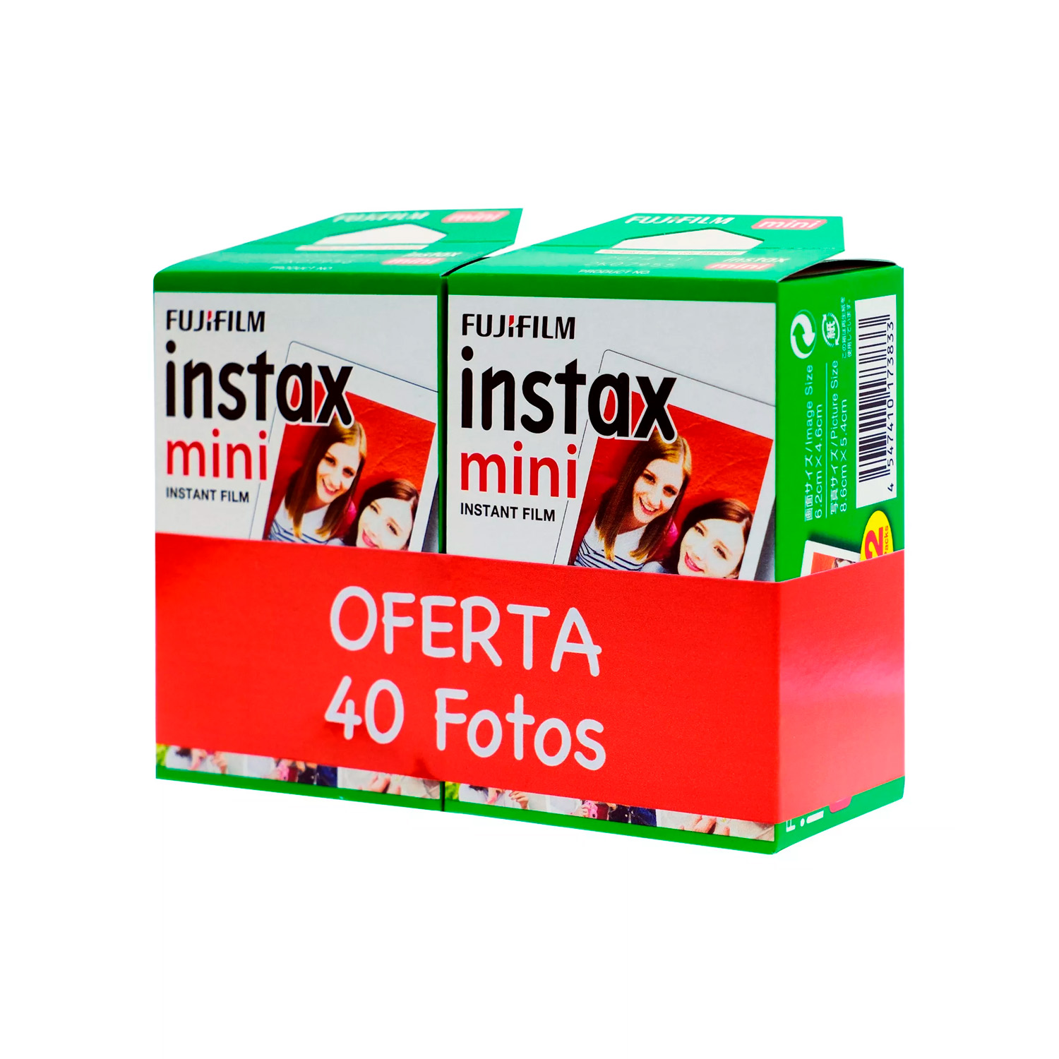 PACK PELICULAS INSTANTANEAS INSTAX FILM MINI 40 FOTOS - 2