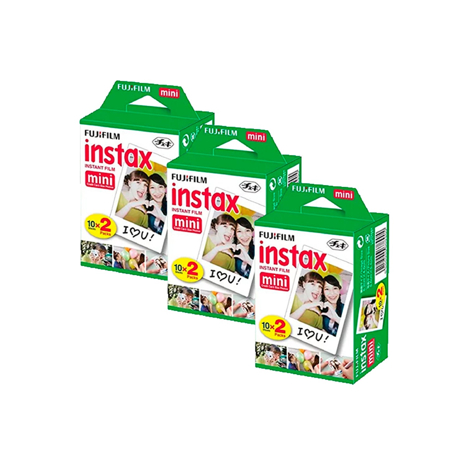 PACK PELICULAS INSTANTANEAS INSTAX FILM MINI 60 FOTOS - 1
