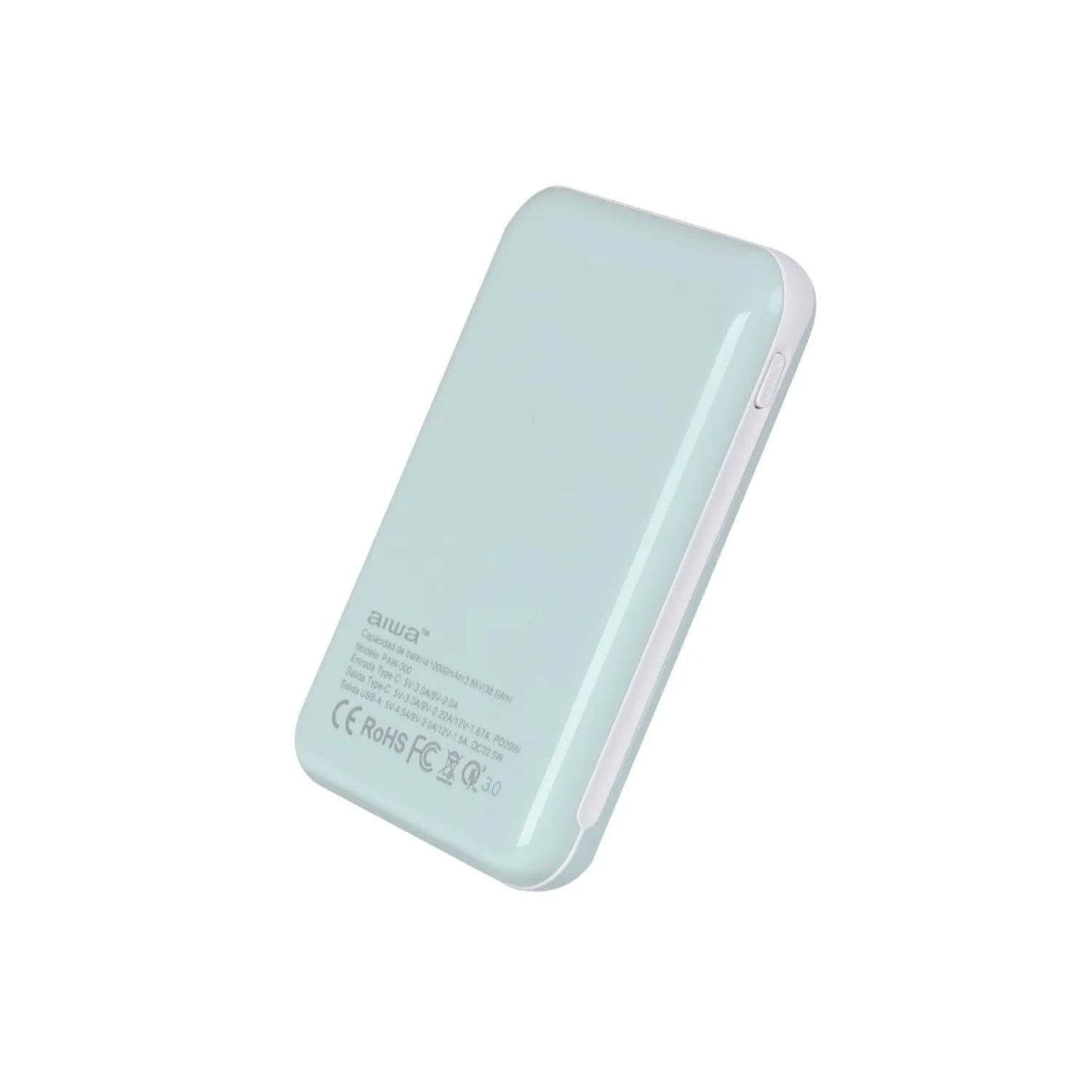 CARGADOR PORTATIL POWERBANK AIWA AW-PAW300 10000 MAH CABLE TIPO C - 2