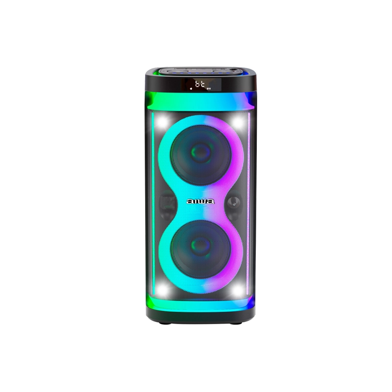 PARLANTE PORTATIL BLUETOOTH AIWA AW-POH4D KARAOKE TWS LED 60W - 1
