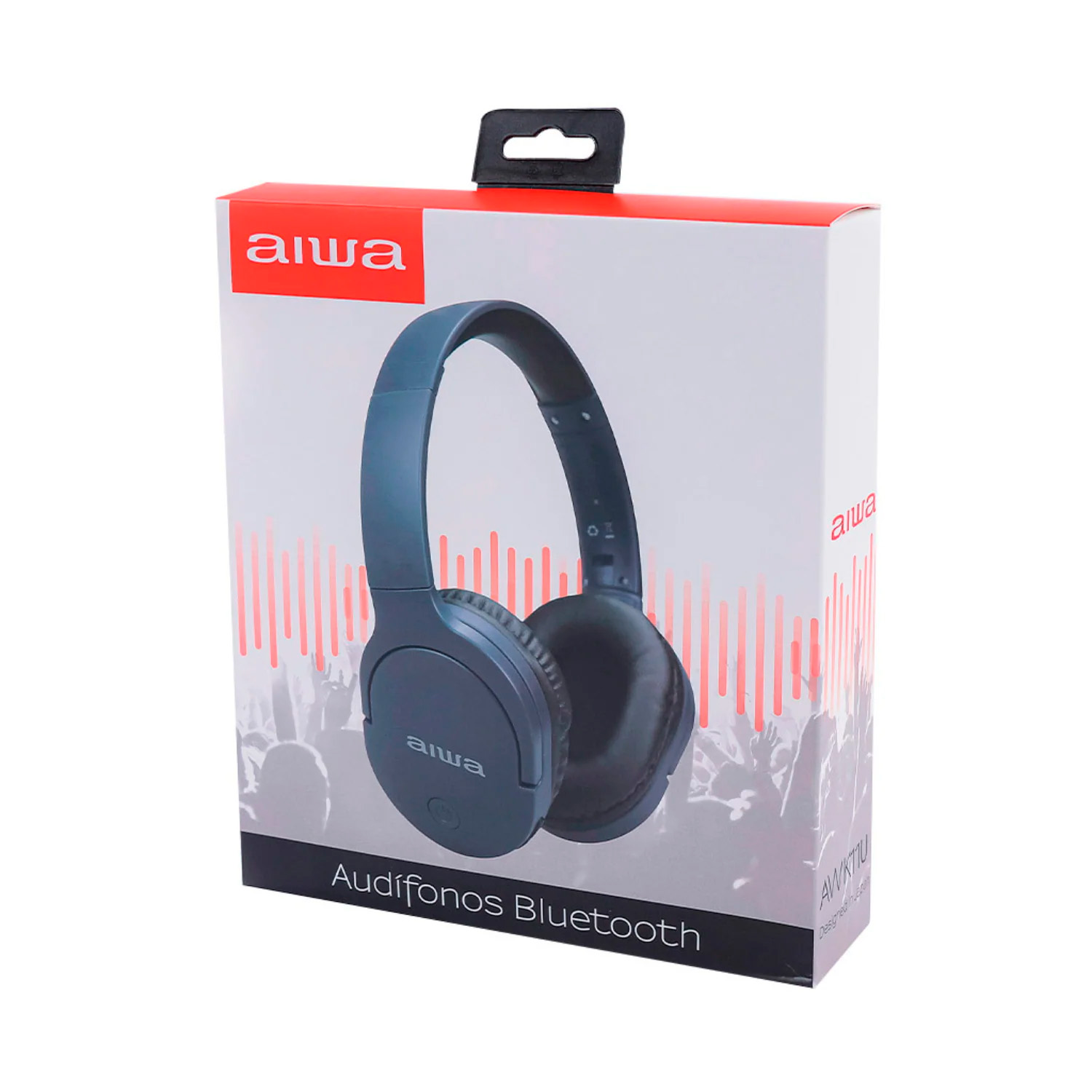 AUDIFONOS INALAMBRICOS ON EAR AIWA AW-K11 AZUL - 4