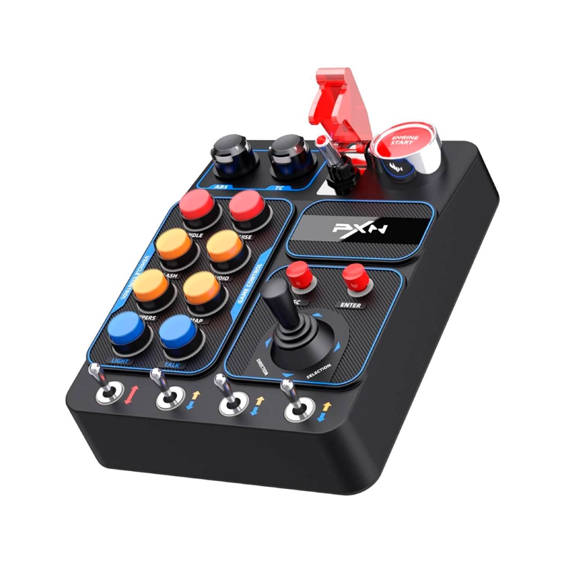 SIMULADOR DE MANEJO GAMER PXN CB1 CAJA DE CONTROL - 2