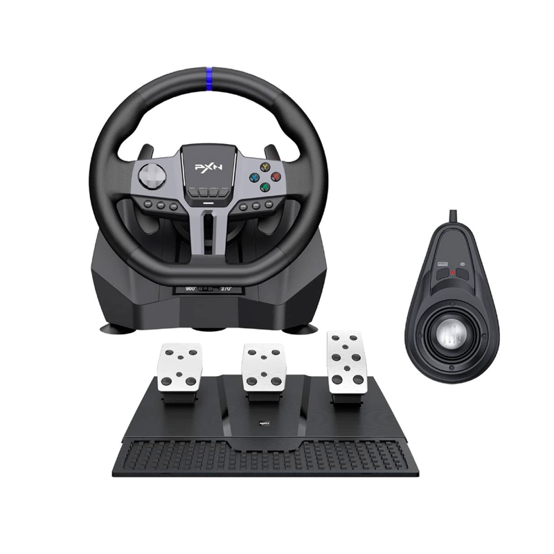 VOLANTE DE CARRERA GAMER PXN V9 GEN 2 PC PS XBOX - 2