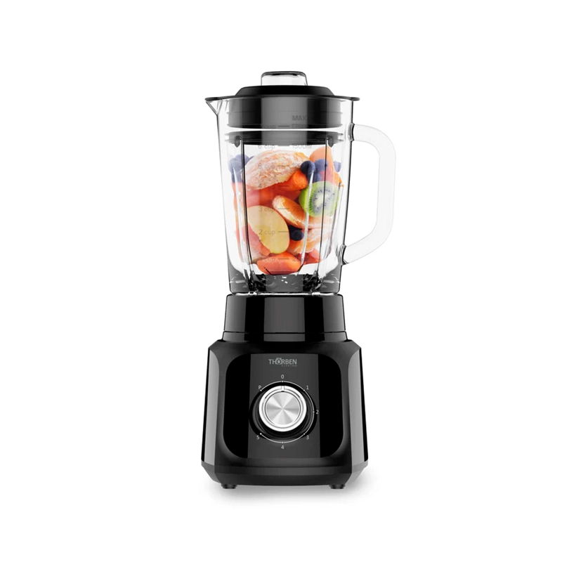 LICUADORA THORBEN MATT BLACK BLENDER 1.75L 600W 5 VEL