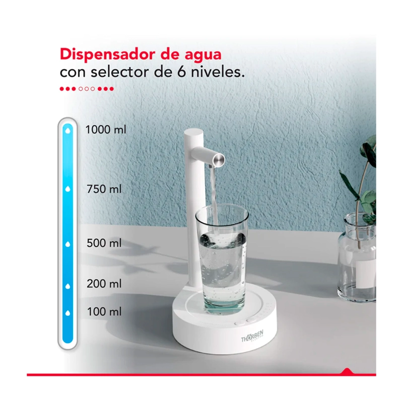 DISPENSADOR DE AGUA THORBEN USB WATER TABLE DISPENSER - 5