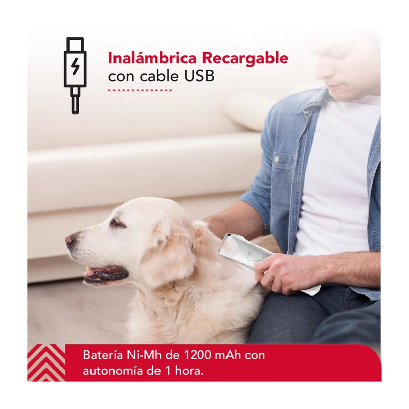 CORTAPELO MASCOTA THORBEN CORDLESS USB PET TRIMMER 4 EN 1 - 4