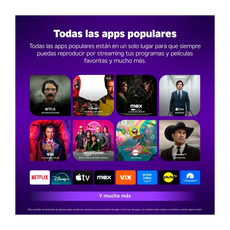 DISPOSITIVO DE STREAMING ROKU 4K-HDR 2025 NEGRO - 5